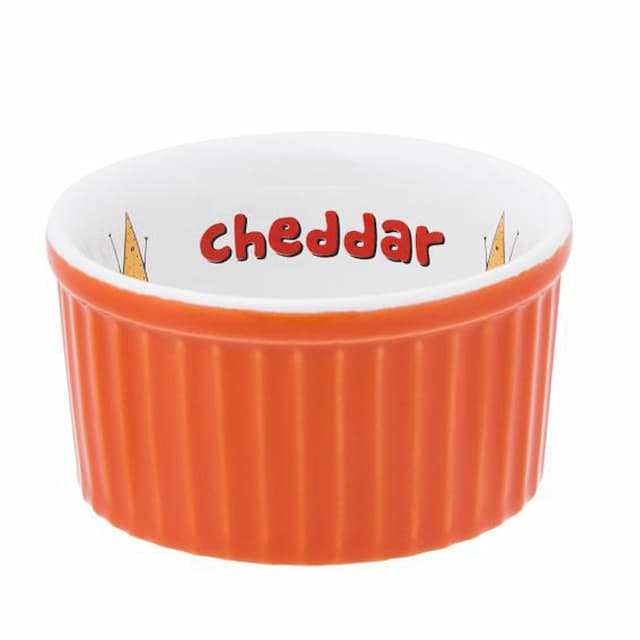 Рамекин 100мл d8см h4см Oxford, цвет оранжевый с декором "CHEDDAR" C12M-3B9P
