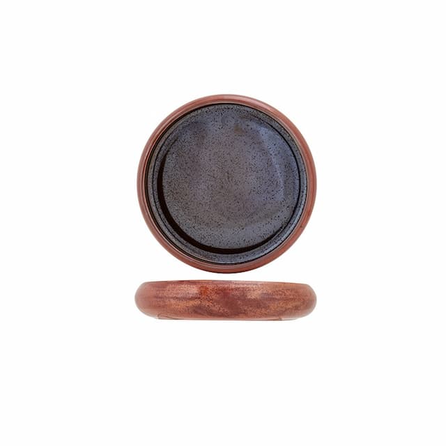 Тарелка с закругленным бортом d 21,7 см h 4,5 см CosyTrendy Elements Maroon 5697011