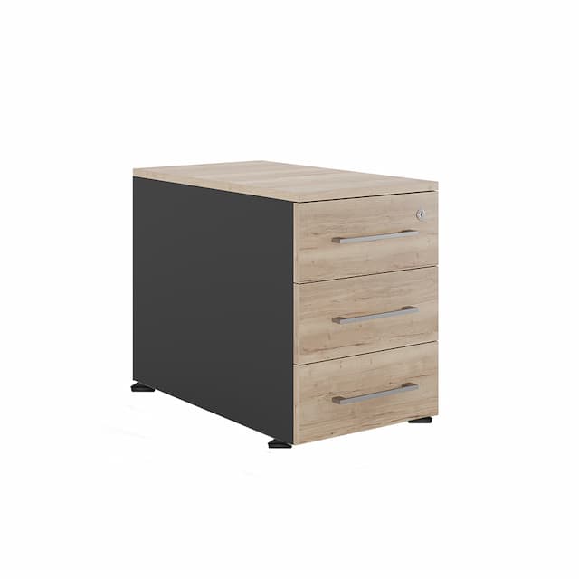 Тумба приставная Kobor TS3-40/50 black/natural