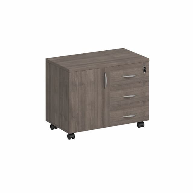 Тумба сервисная с ящиками Юнитекс Комфорт КФ К.306 ШТ (79.6x45x62) дуб шамони темный