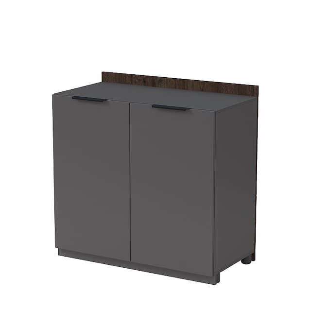 Модуль тумбы распашной средний Алсав MAGNETIC 15ТР-С.809 (868х460х860) брауни/graphit