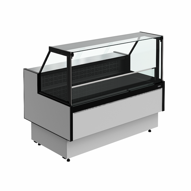 Витрина холодильная Carboma PRAIA 2 GC85 SL 1,5-1 с боковинами 9006-9005