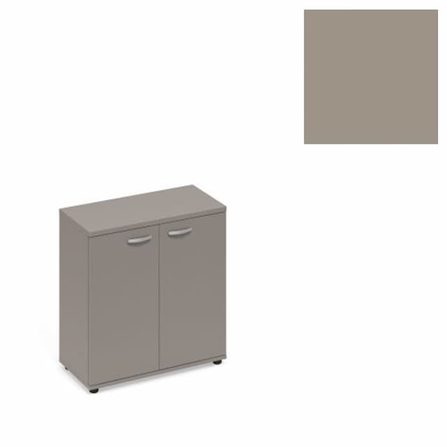 Шкаф низкий закрытый Юнитекс А4 (78x36.4x81) А4 9351 МП мокко премиум